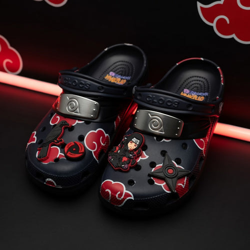 Crocs Itachi Uchiha — Sandálias Naruto Akatsuki
