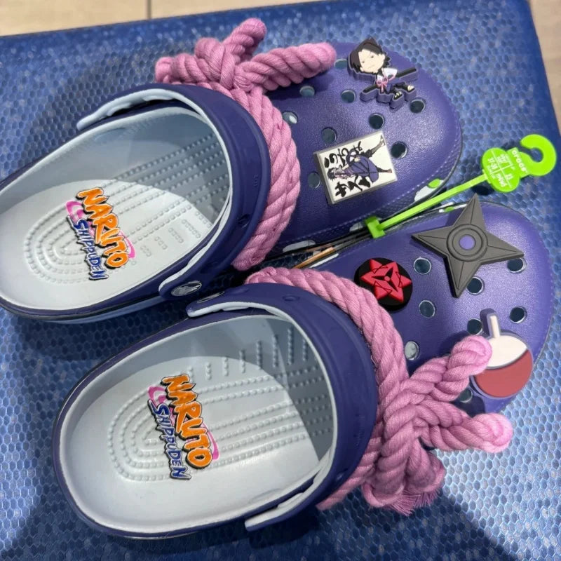 Crocs Minato & Sasuke — Sandálias Naruto (2 Designs)