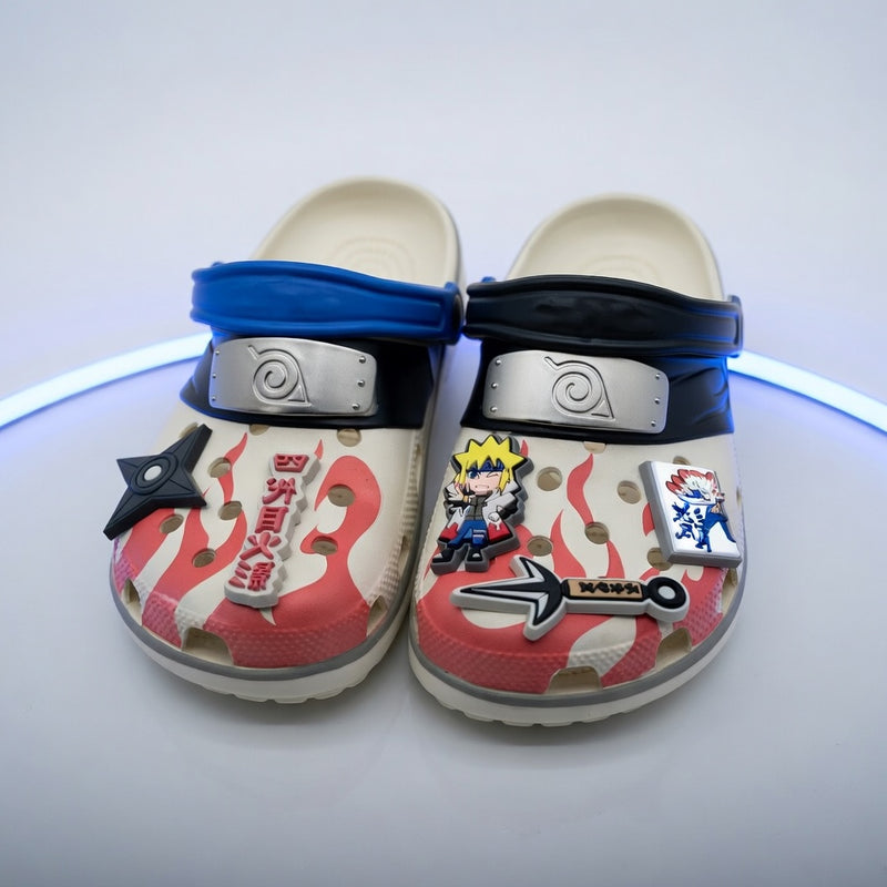 Crocs Minato & Sasuke — Sandálias Naruto (2 Designs)